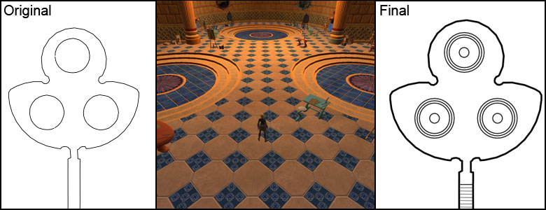 Figure 3.5 - Poet's Palace Geometry