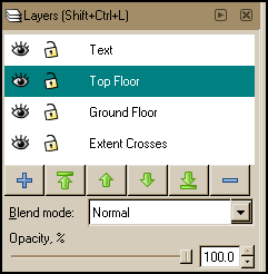 Figure 4.4 - Layer Pallet